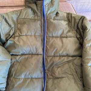 Boys JCrew crewcuts medium puffer forrest green